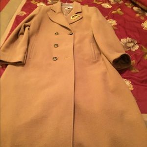 Tan dress coat